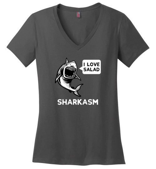 Sharkasm Love Salad V-Neck