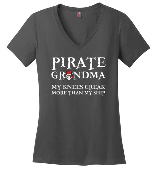 Pirate Grandma V-Neck