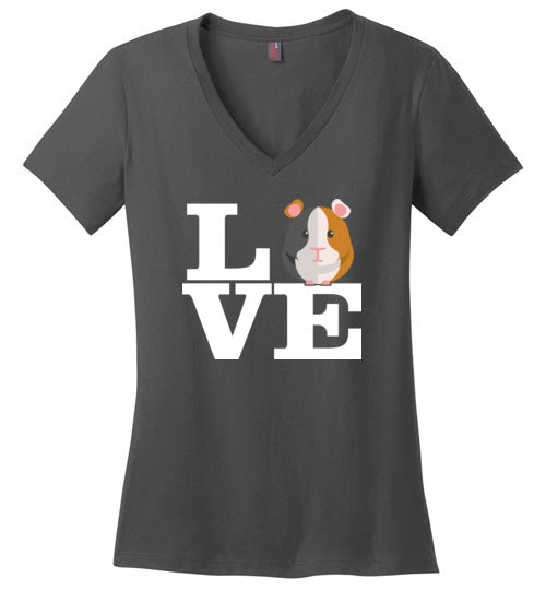 Love Guinea Pigs V-Neck