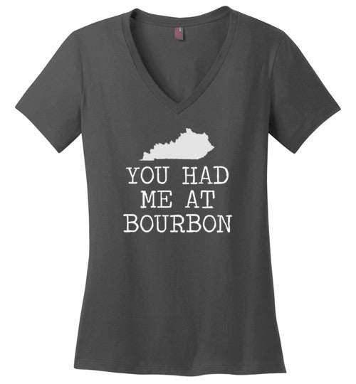 Kentucky You Had Me At Bourbon V-Neck