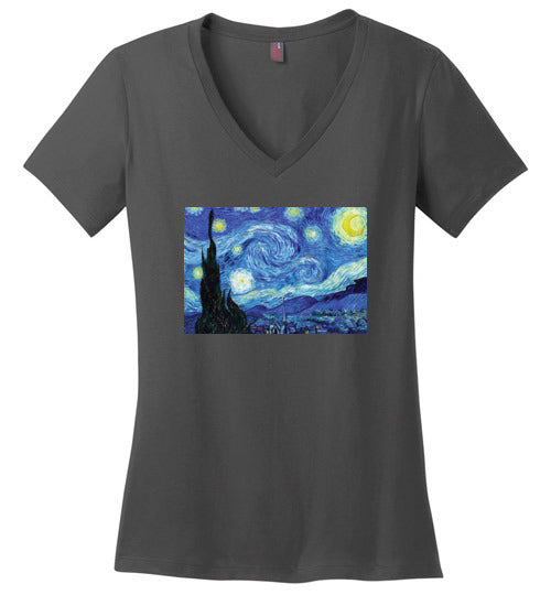 Van Gogh Starry Night V-Neck