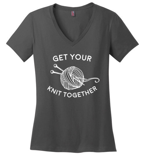 Get Your Knit Together V-Neck