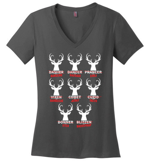 Reindeer Hunter V-Neck