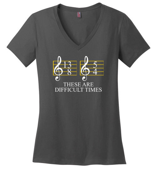 Music These Are Difficult Times V-Neck