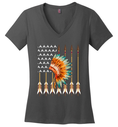 Native American Flag V-Neck