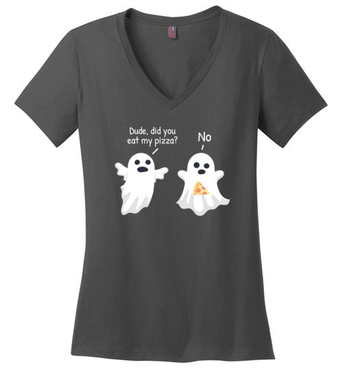 Ghost Pizza V-Neck
