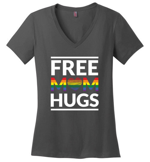 Free Mom Hugs V-Neck