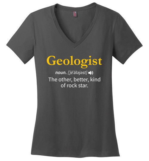 Geologist Rock Star V-Neck