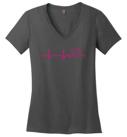 Sewing Heartbeat V-Neck