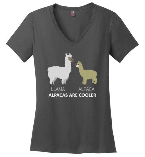 Llama Alpacas Are Cooler V-Neck