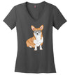 Corgi Sunglasses V-Neck