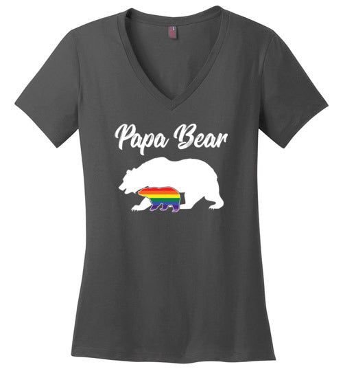 Papa Bear LGBT V-Neck