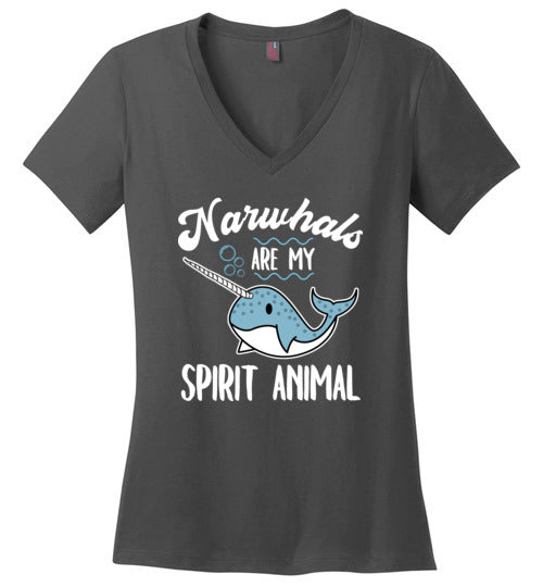 Narwhals Spirit Animal V-Neck