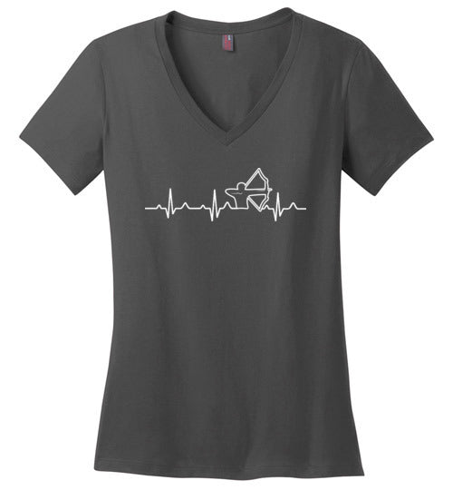 Archery Heartbeat V-Neck