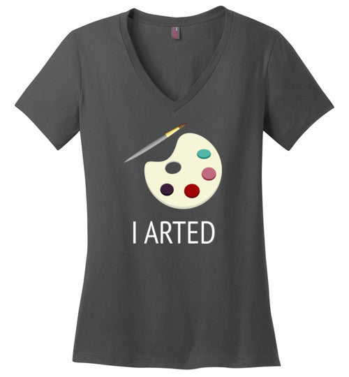 I Arted V-Neck