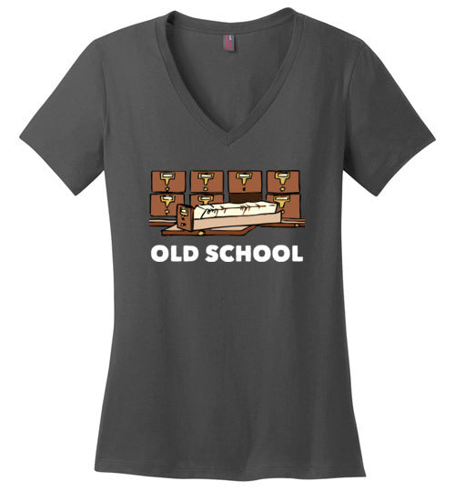 Librarian Old School V-Neck