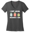 Canning Eat Local V-Neck