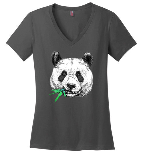 Panda Face V-Neck