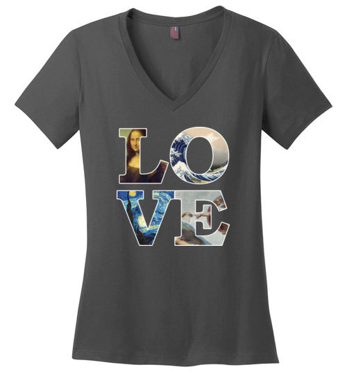 Love Art Masterpieces V-Neck