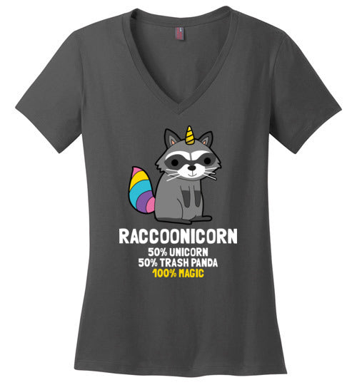 Raccoonicorn V-Neck