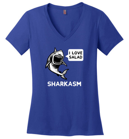 Sharkasm Love Salad V-Neck