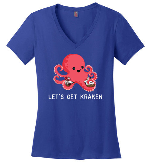 Lets Get Kraken Old Ships V-Neck