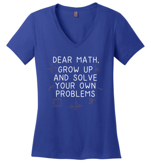Dear Math V-Neck