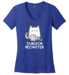 Dungeon Meowster V-Neck