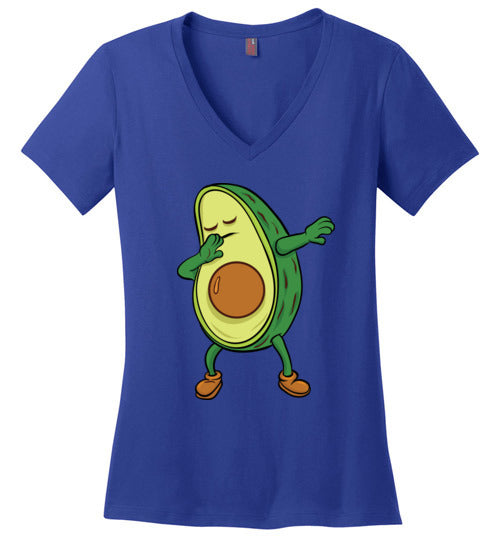 Dabbing Avocado V-Neck