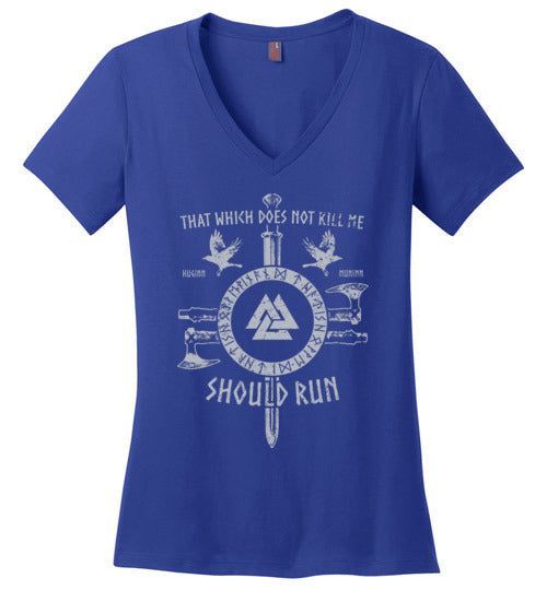 Viking Should Run V-Neck