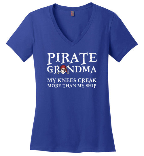 Pirate Grandma V-Neck