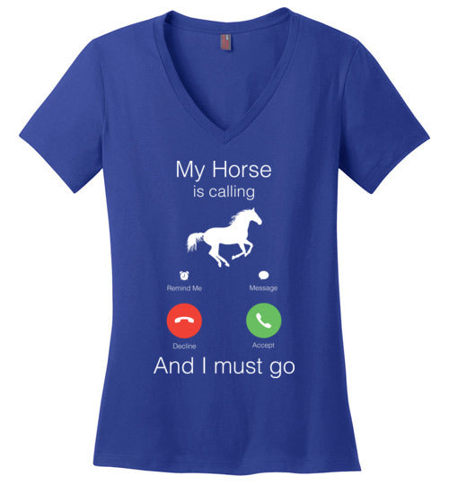 Horse Is Calling V-Neck
