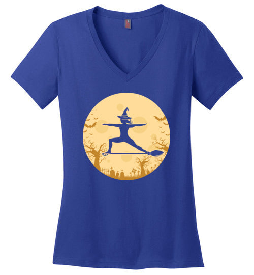 Colorful Witch Yoga V-Neck
