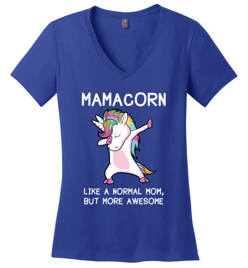 Mamacorn Unicorn Mom V-Neck