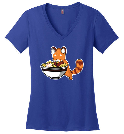 Red Panda Ramen V-Neck