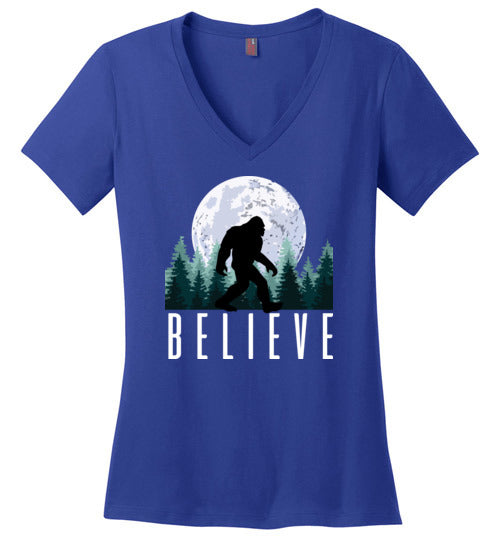 Bigfoot Believe V-Neck