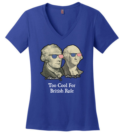 Too Cool For British Rule V-Neck