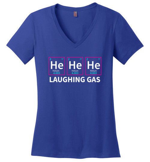 Periodic Table Laughing Gas V-Neck