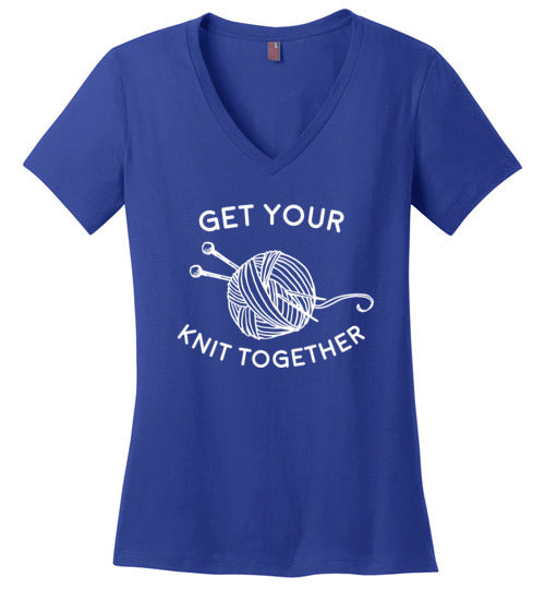 Get Your Knit Together V-Neck