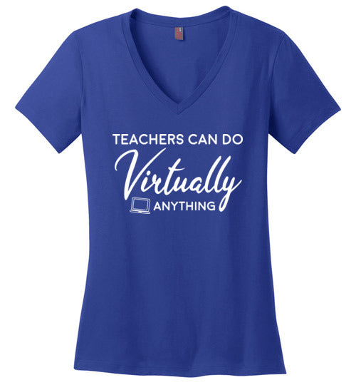 Teachers Can Do Anything V-Neck
