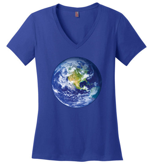 Earth From Space V-Neck