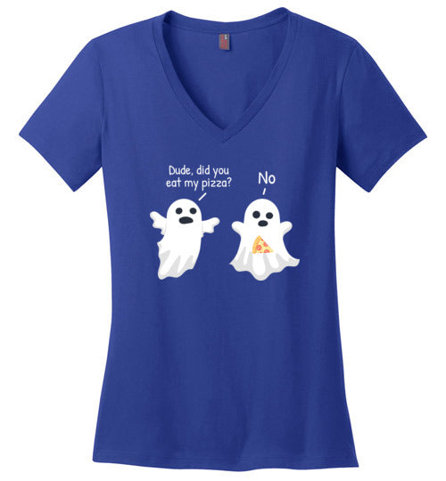 Ghost Pizza V-Neck