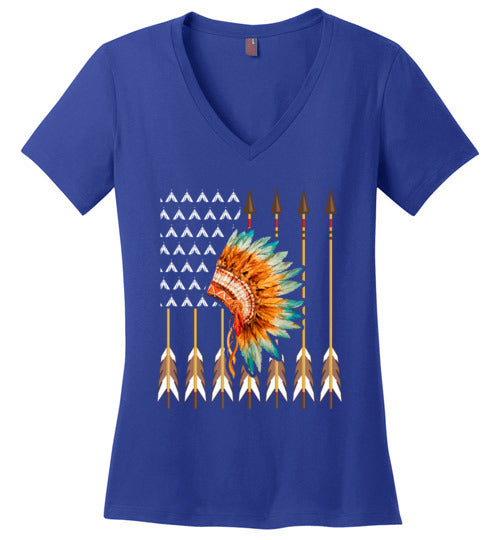 Native American Flag V-Neck