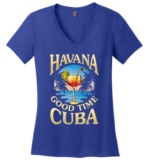 Havana Good Time Cuba V-Neck