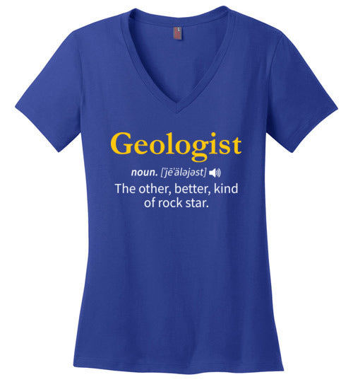 Geologist Rock Star V-Neck