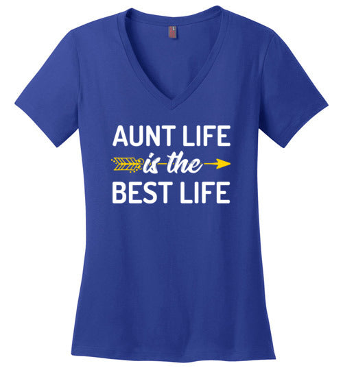 Aunt Life Best Life V-Neck