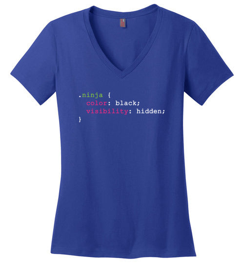 Ninja CSS Coding V-Neck