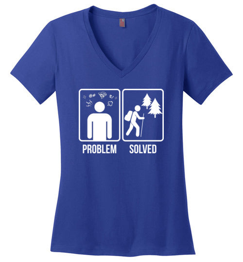 Problem Solved Hiking V-neck