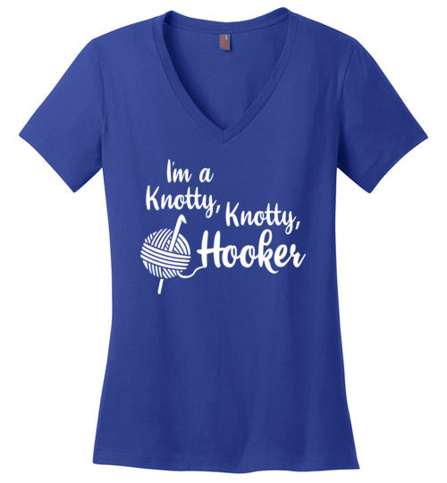 Knotty Knotty Hooker V-Neck