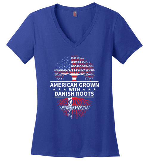American Grown With Danish Roots V-Neck